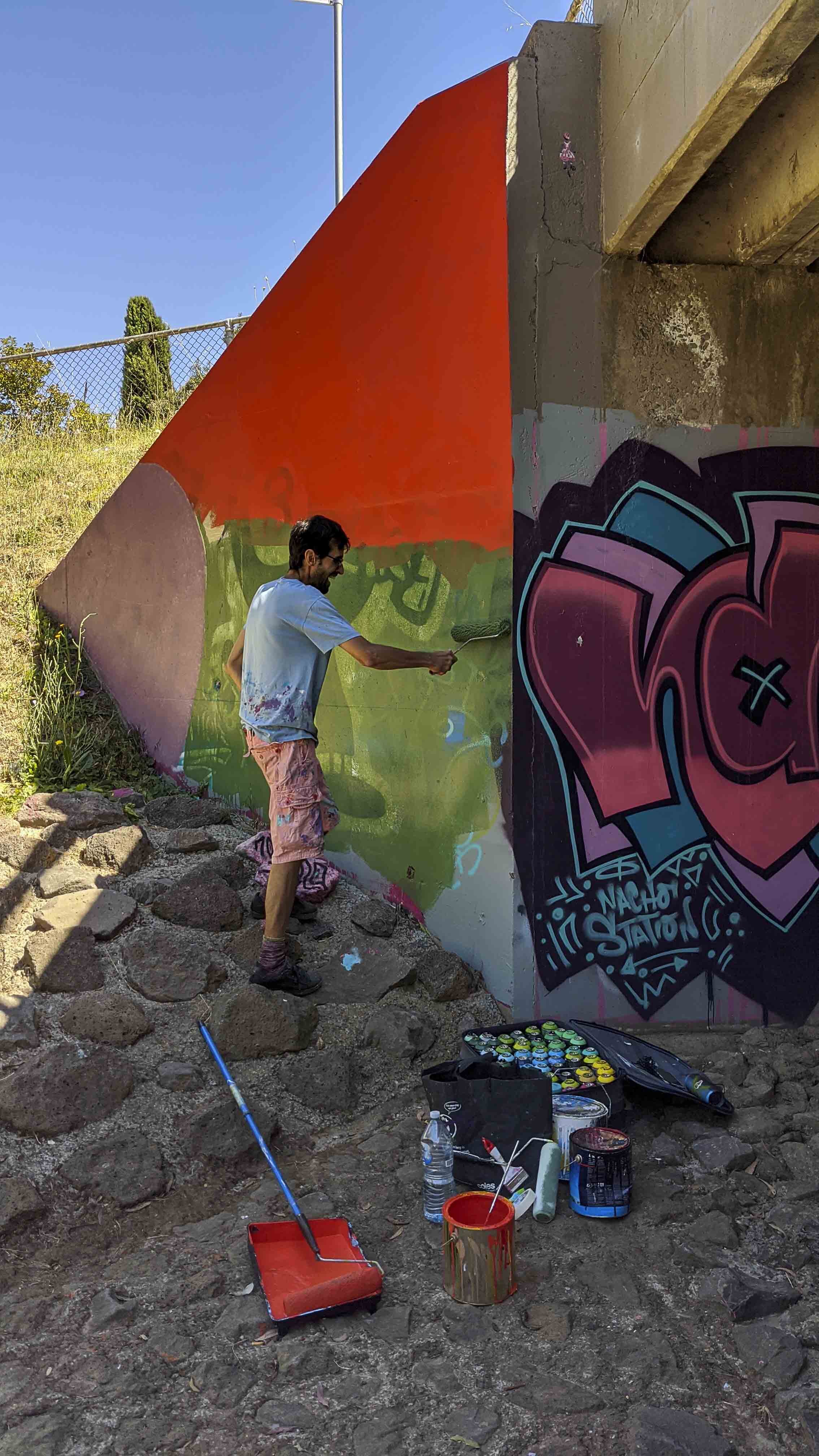 Legal wall bendigo paint jam local graffiti artists street art 2021_1.jpg
