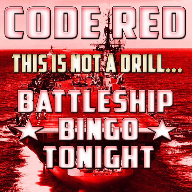 Man your Battle Station- Coordinates announced @ 6 &amp; 7pm Tonight!

#battleshipbingo #homeofthebrave #brewseum #homeofthebrave