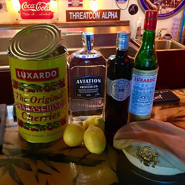 Friday night in the Wiki Waki Woo with Aviation cocktails and other tropical libations. Join us tonight starting @ 5pm in the Brewseum &amp; Museum.

#brewseum #homeofthebrave #wikiwakiwoo #rememberhonorsalute #kakaako