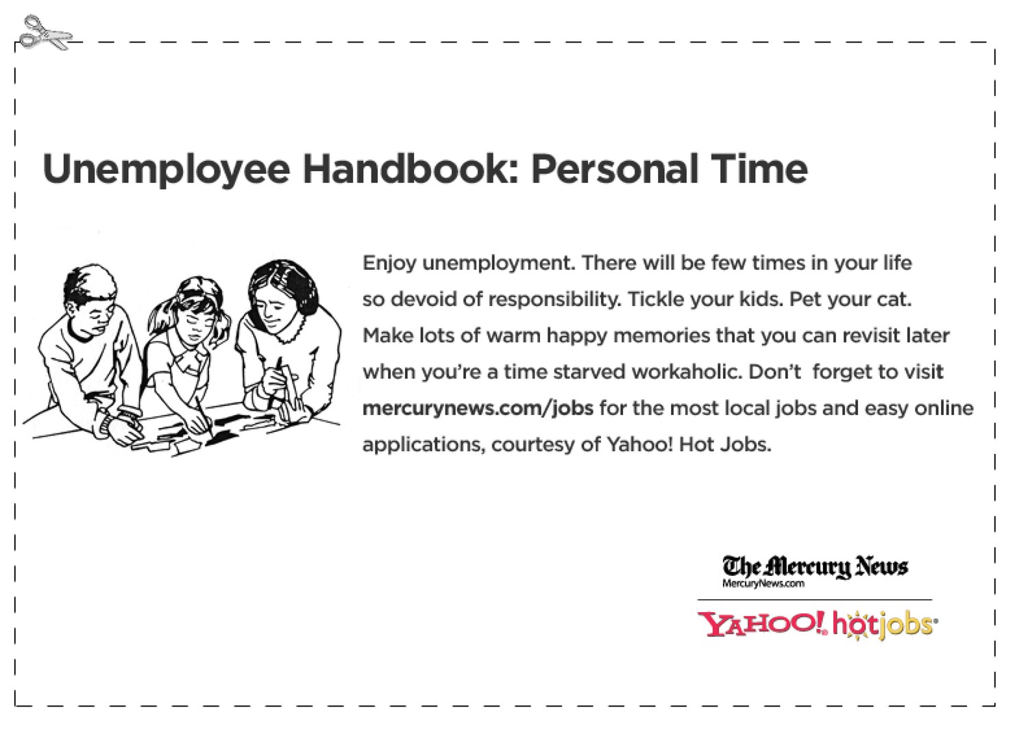 Hot Jobs Newspaper Ad