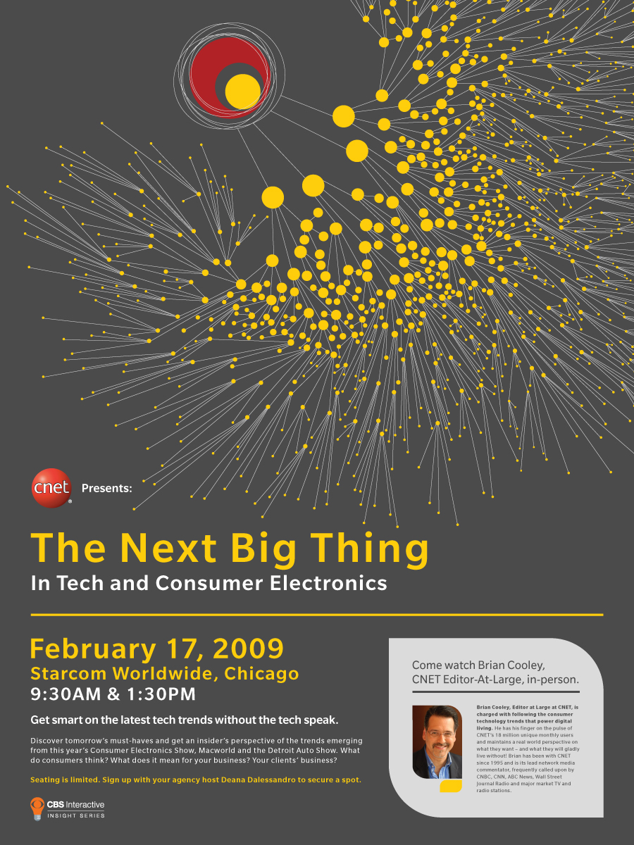 CNET Event Poster Design