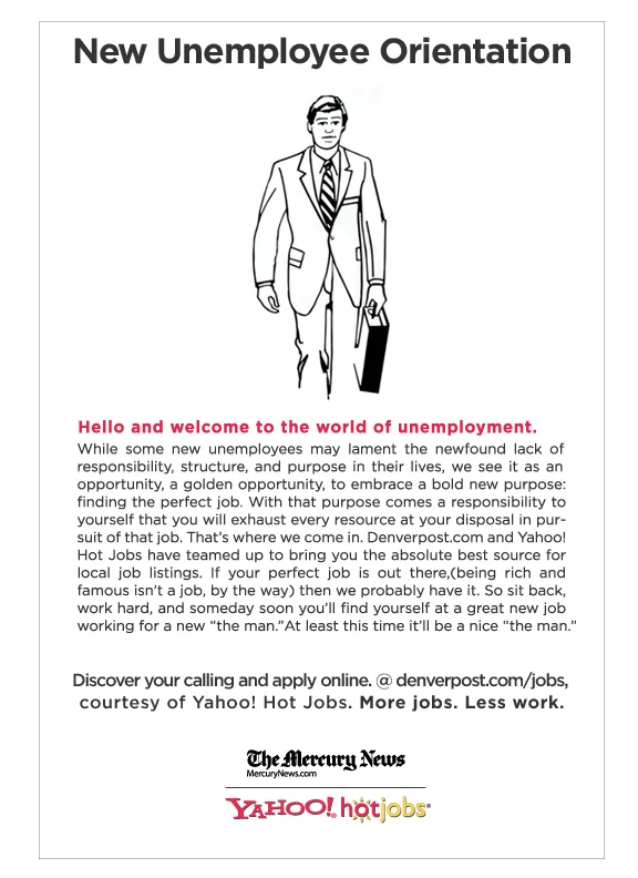 Hot Jobs Newspaper Ad