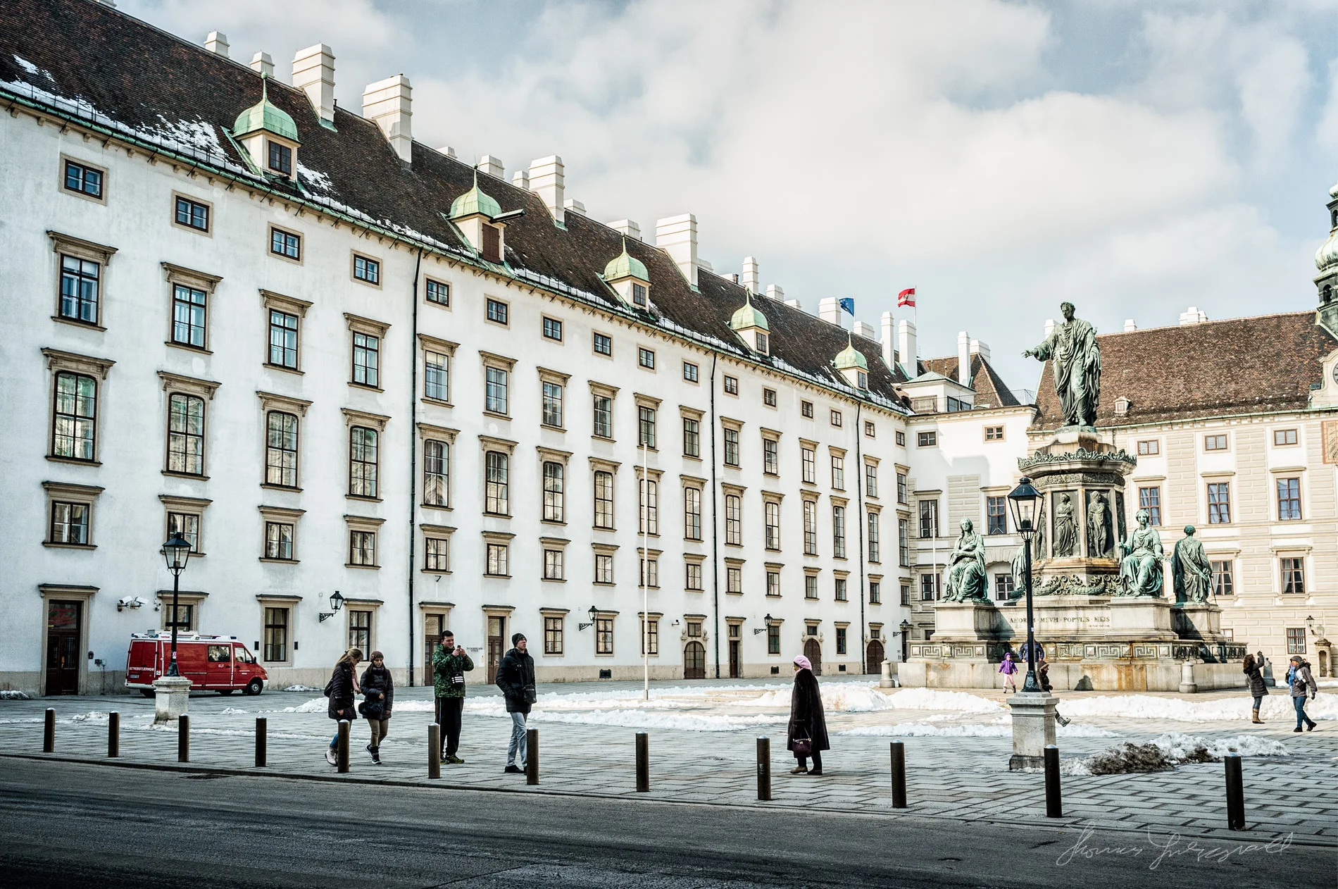 Courtyard in the hoffberg, Vienna, Fujifilm X100