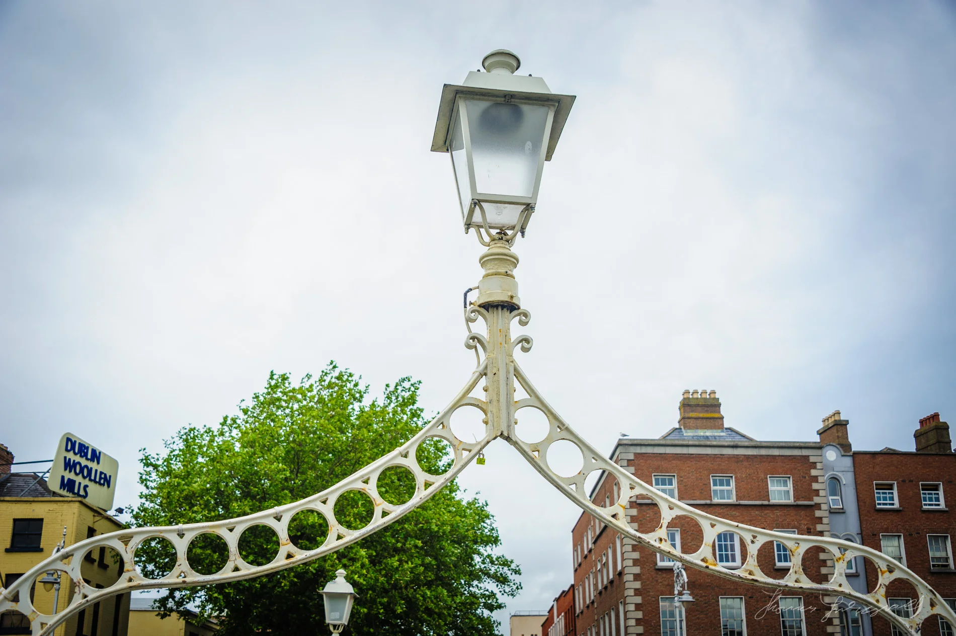 Ha'penny Bridge with the locks removed