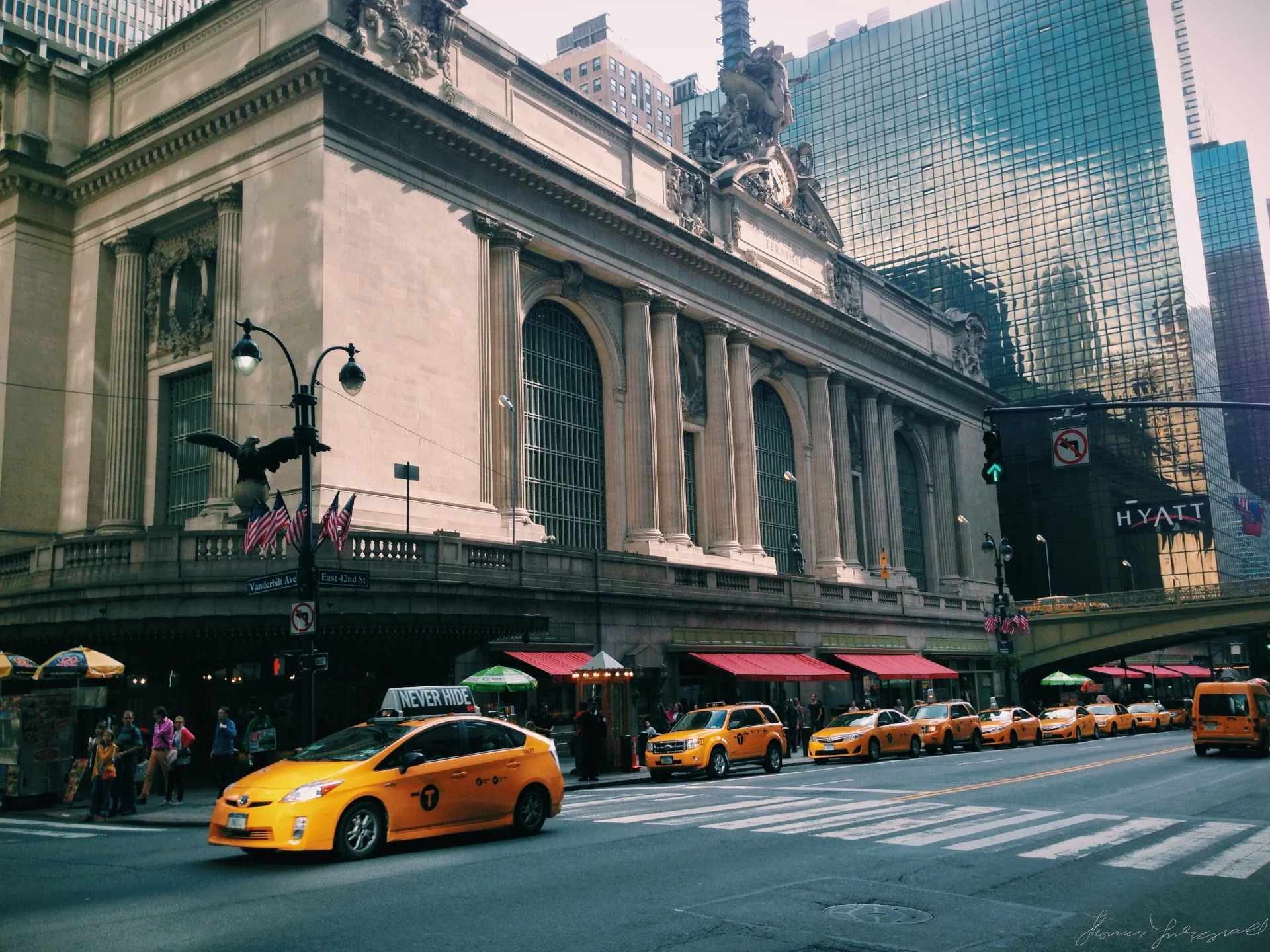 Taxis at Grand Central