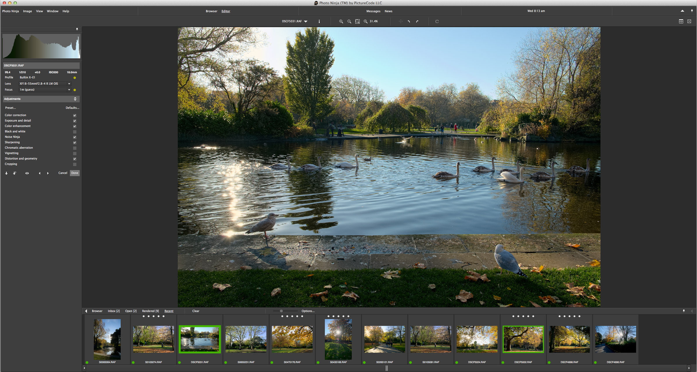 Photo Ninja Interface