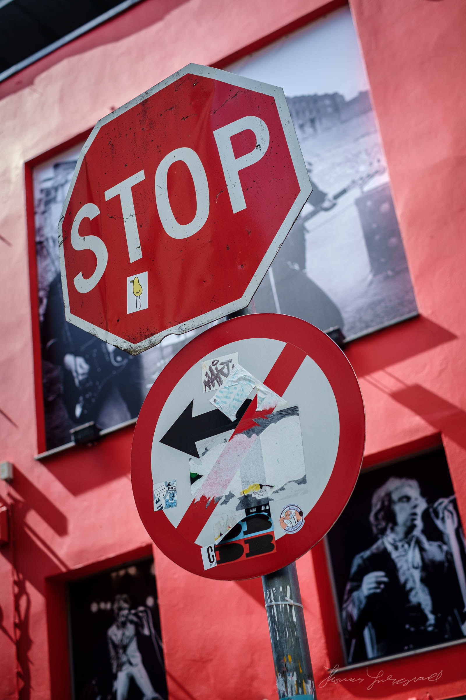 Stop Sign in Temple Bar