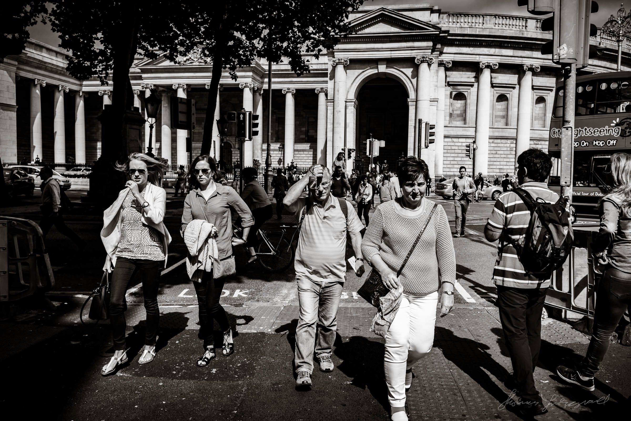 Pedestrians and Tourists everywhere