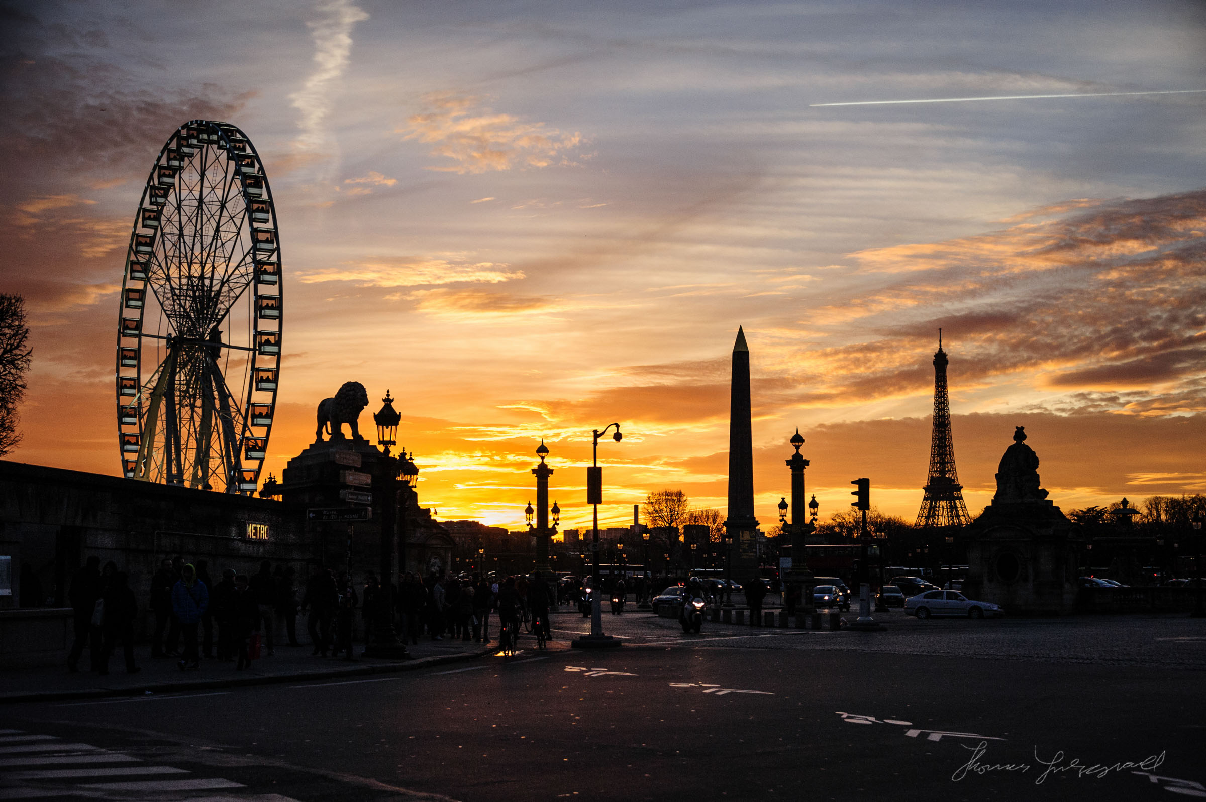 Paris at Sunset