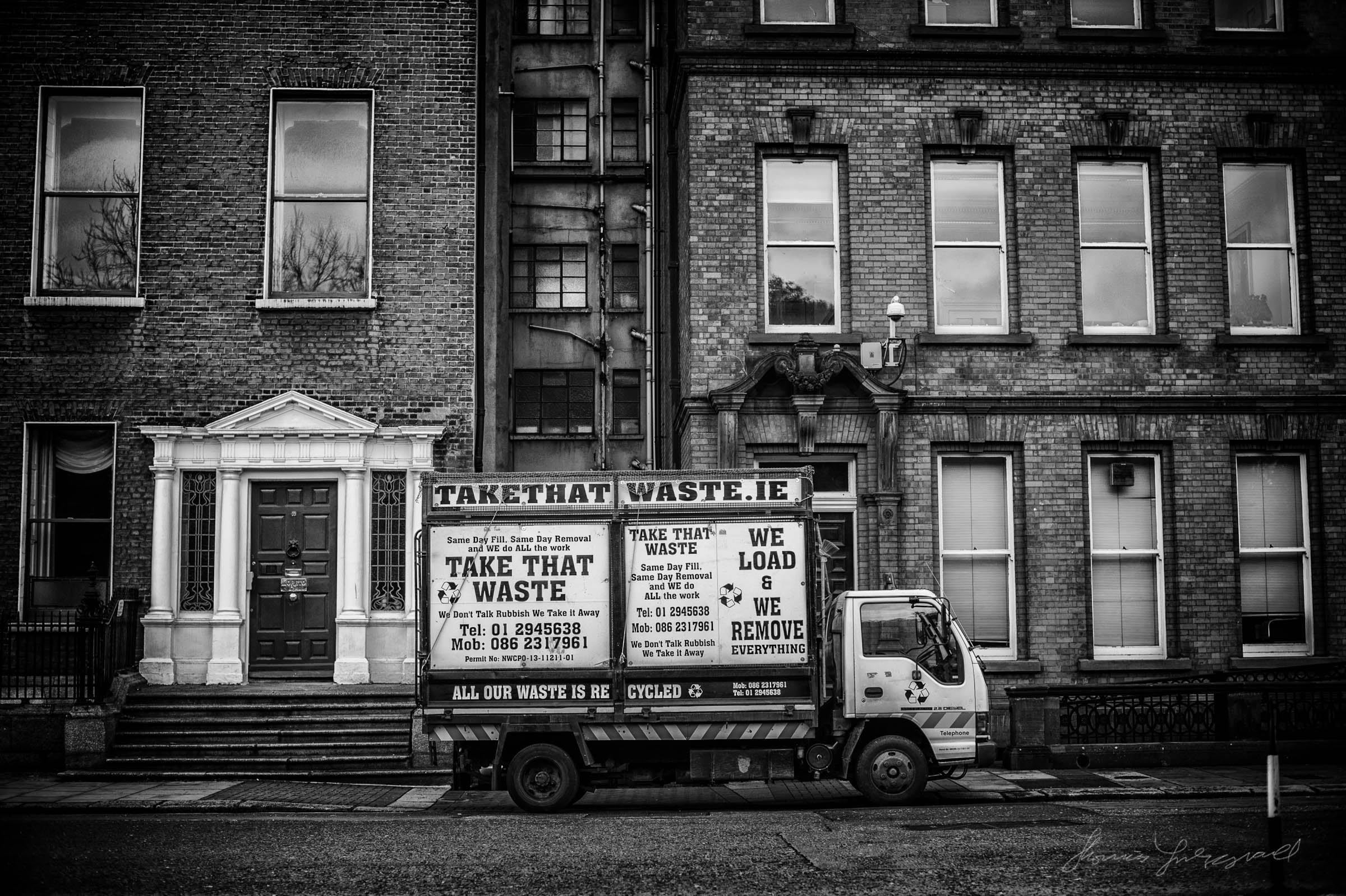 An old van on a Dublin Street - Street Photography