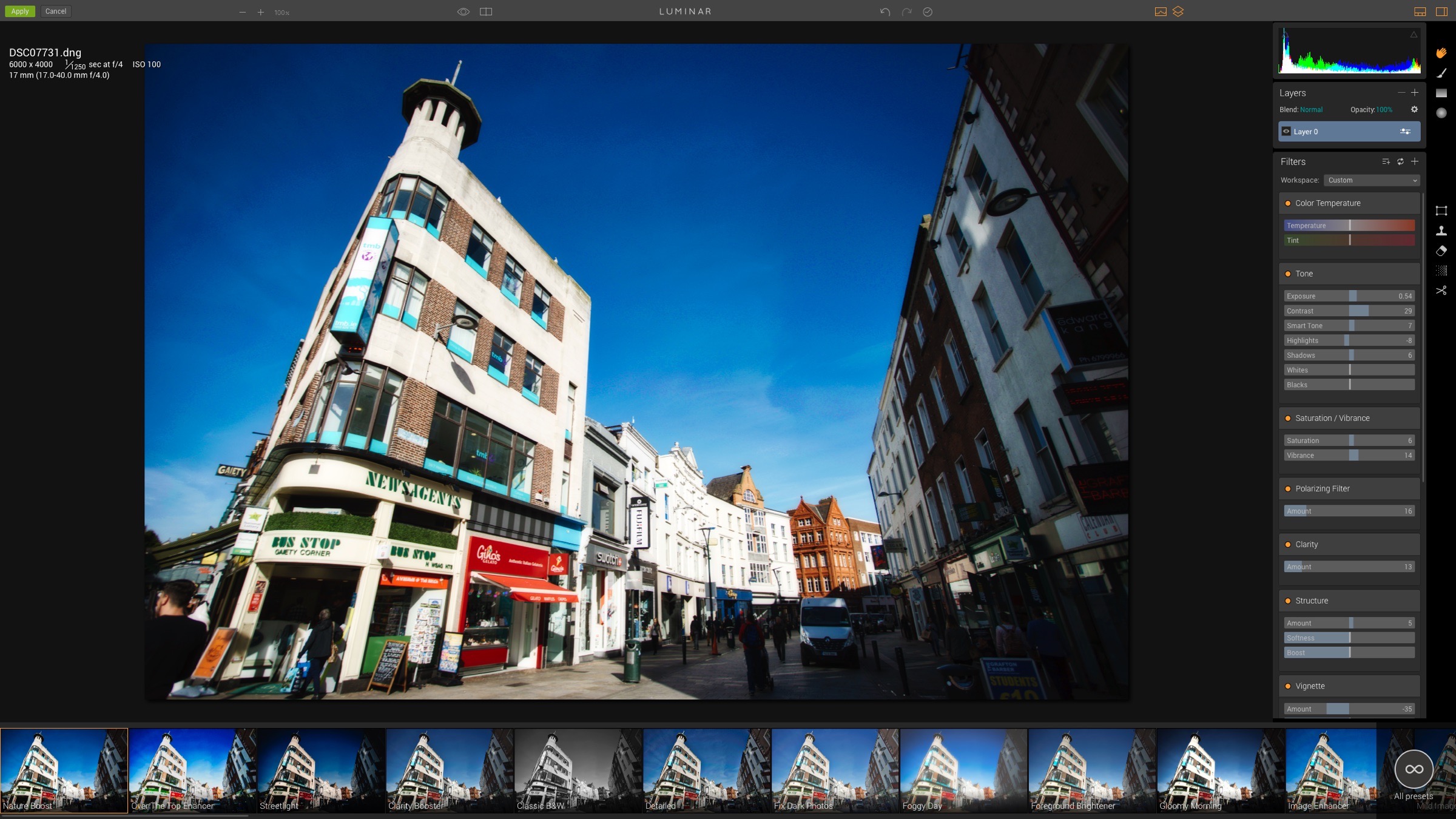 Macphun Luinar Screenshot