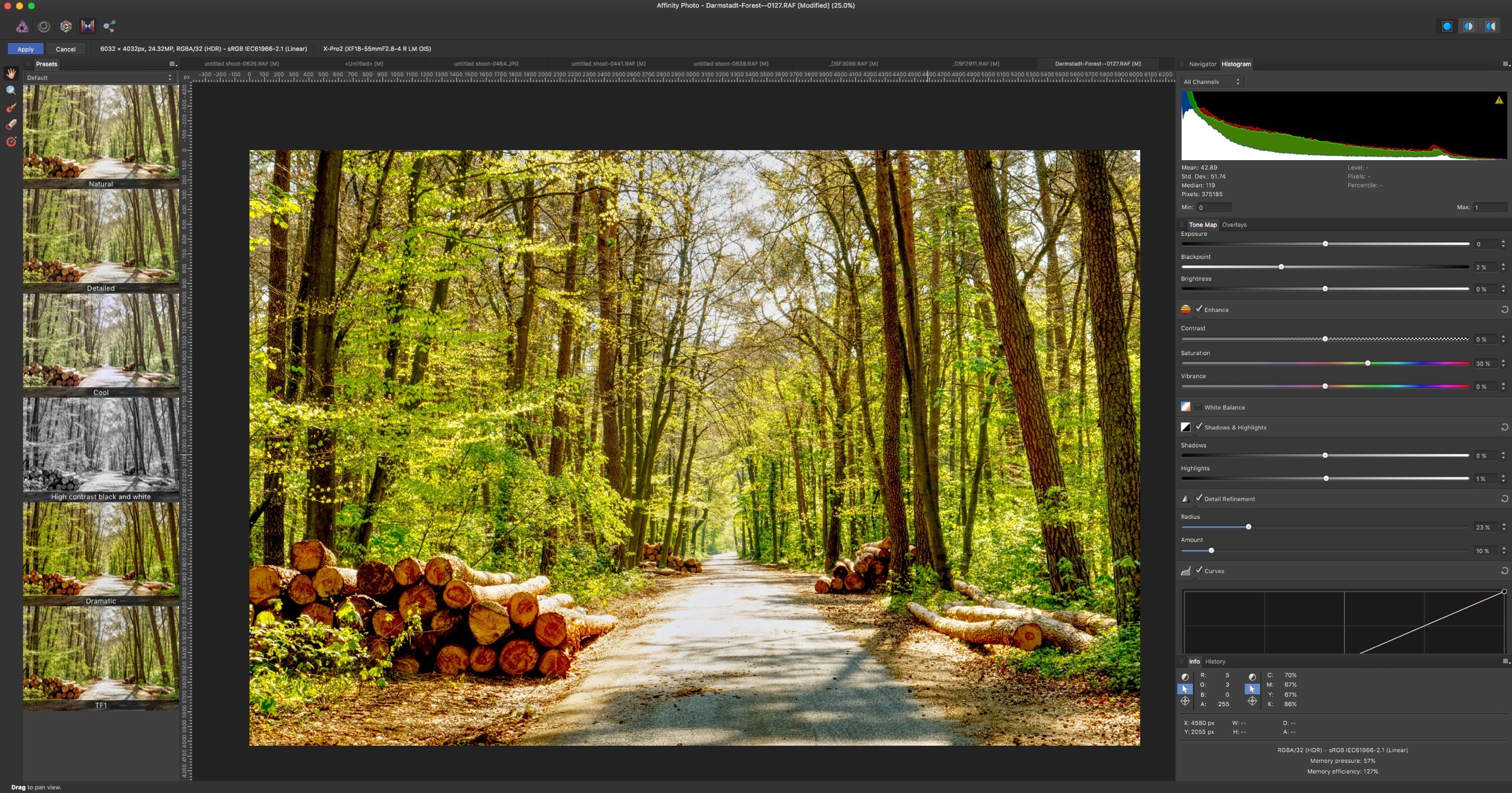 Affinity Photo 1.5 Tone Mapping Persona