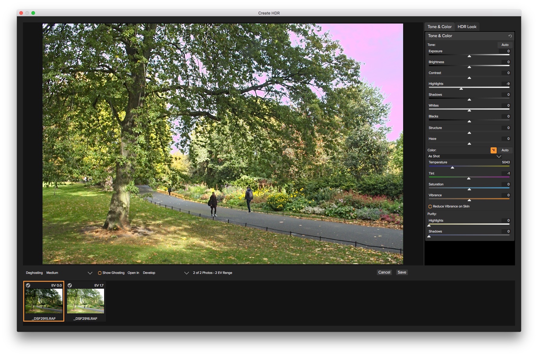 HDR Interface - Weird Issue
