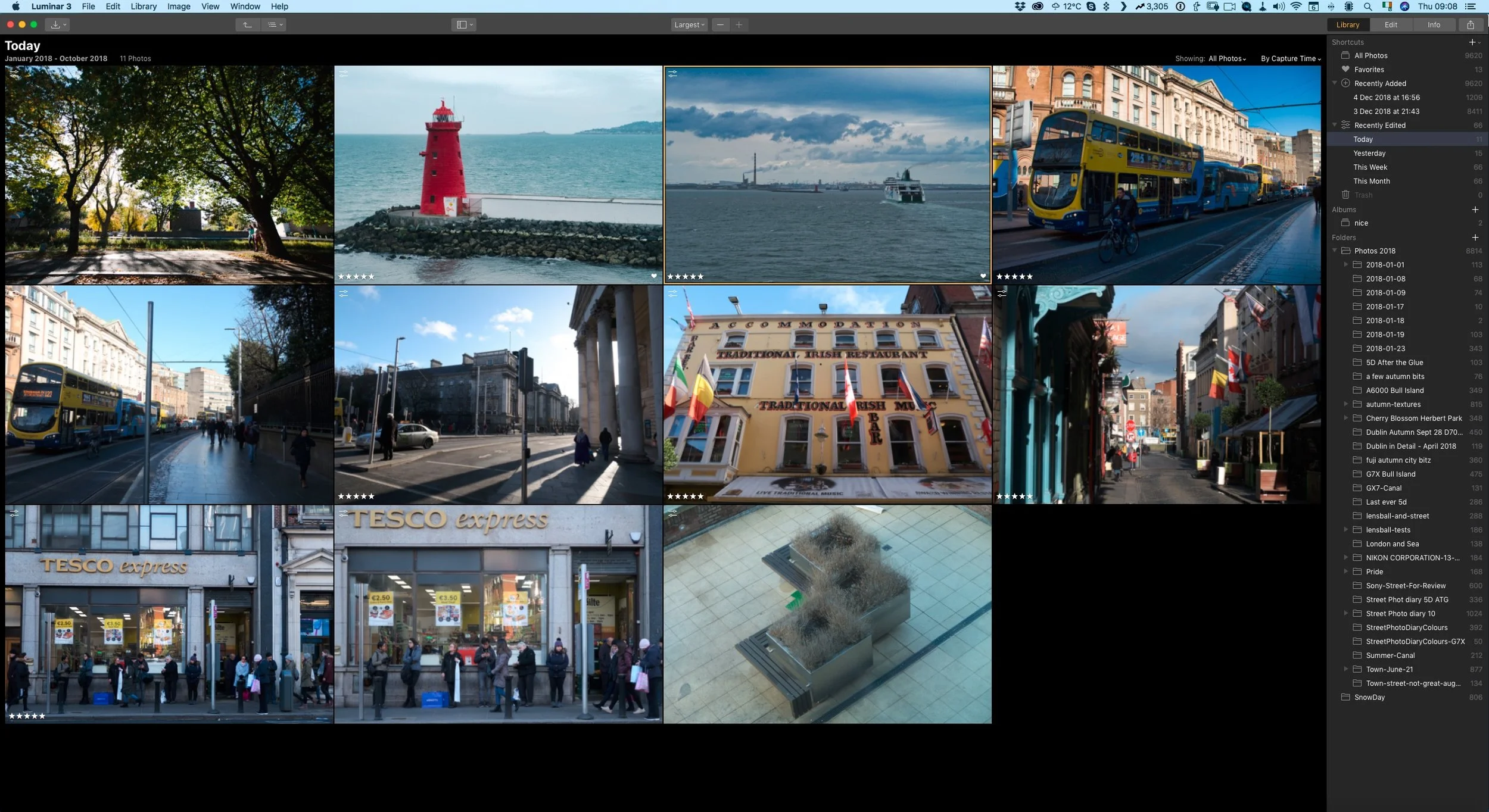 Browsing Recently Edited Images