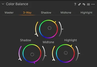Capture One’s Three Way Colour Corrector