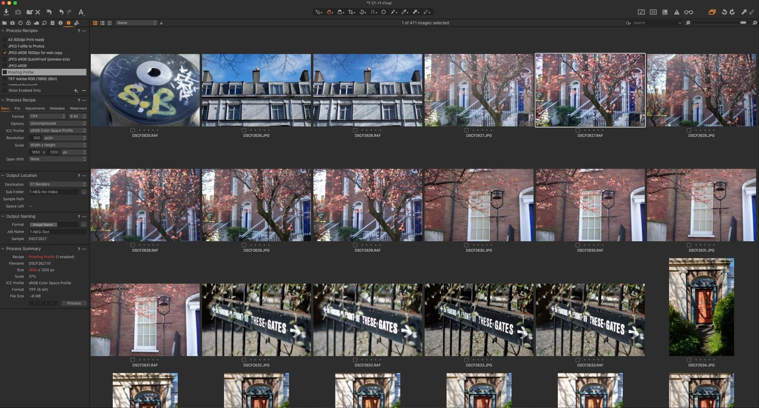 Capture One Browser Interface