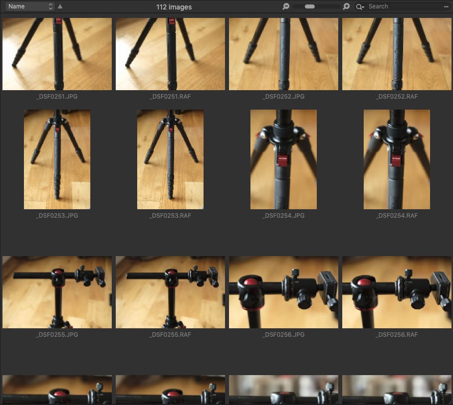 Main Import Window in Capture One - Main Viewer