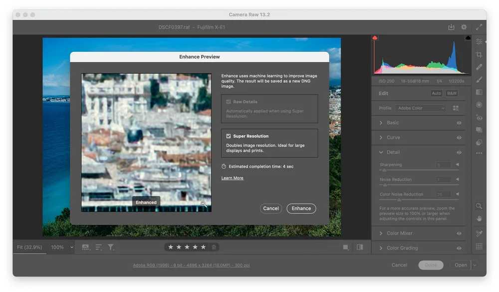Adobe S New Super Resolution In Camera Raw What It Is What It Is Not And Tips For Use Thomas Fitzgerald Photography