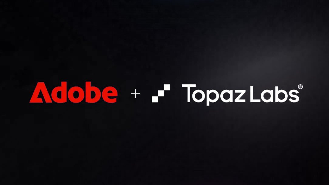 Adobe and Topaz labs logo