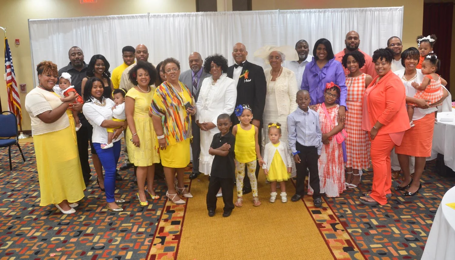 The Beautiful Family including parents and offsprings grandchildren and extended family members. 