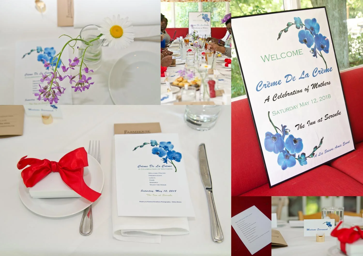 The beautiful setup for all the mothers and daughters 