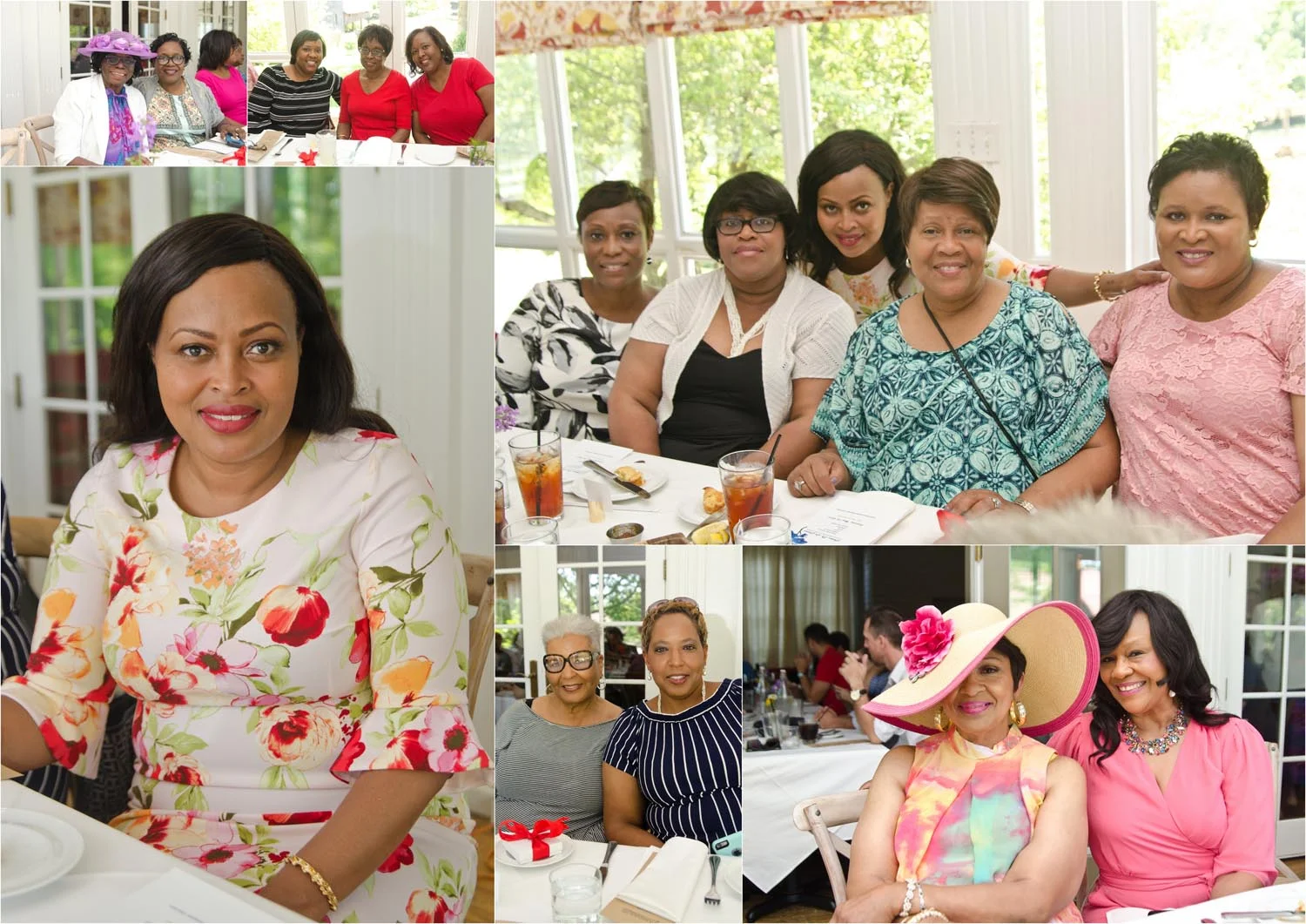The ladies were able to mix and mingle while we awaited the program to start.