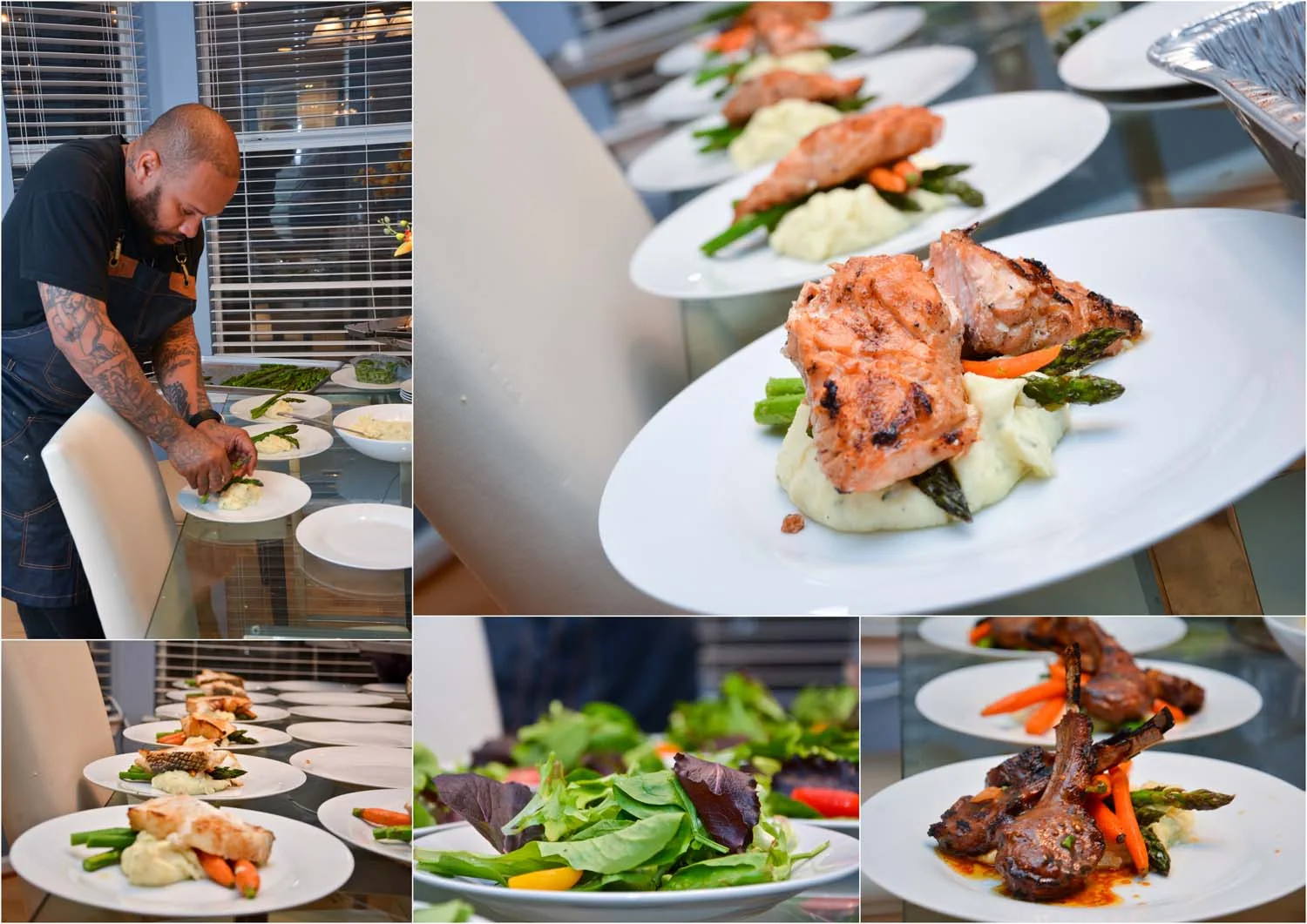 Check out the private Chef Aleem in action to learn more about the chef and his services click here! 