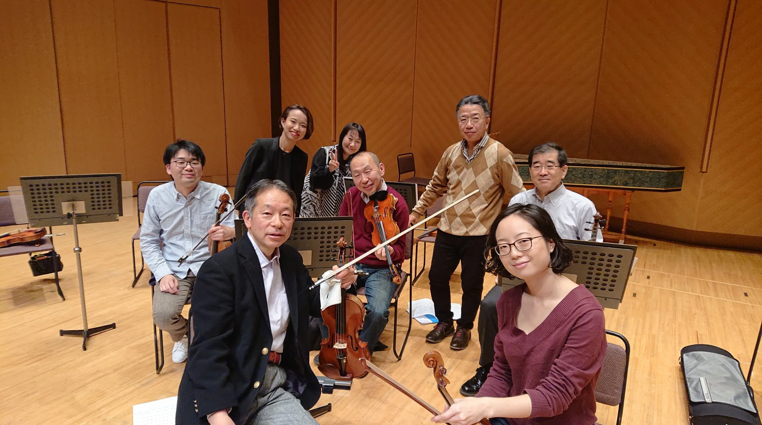 2nd violin section