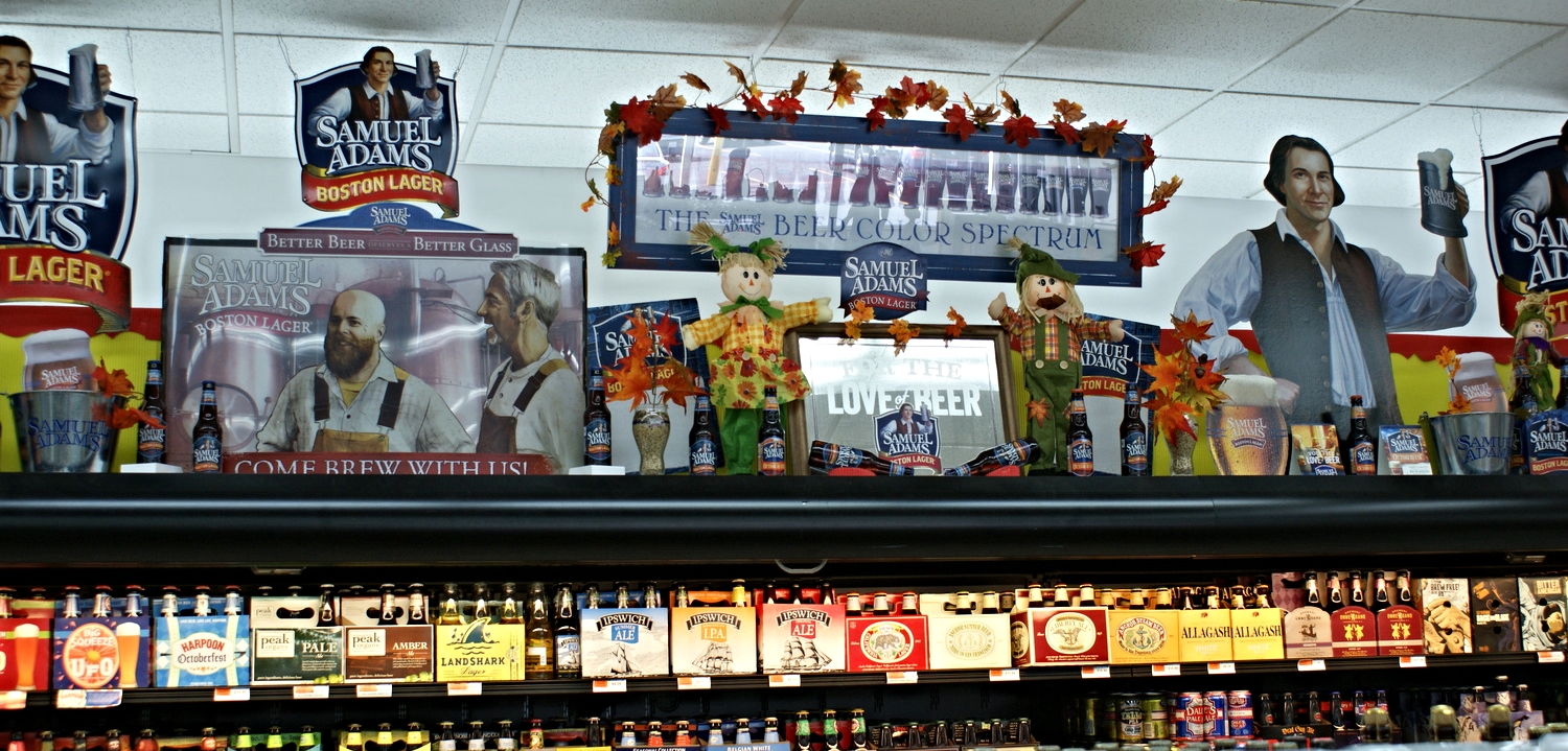 Sam Adams Fall Display