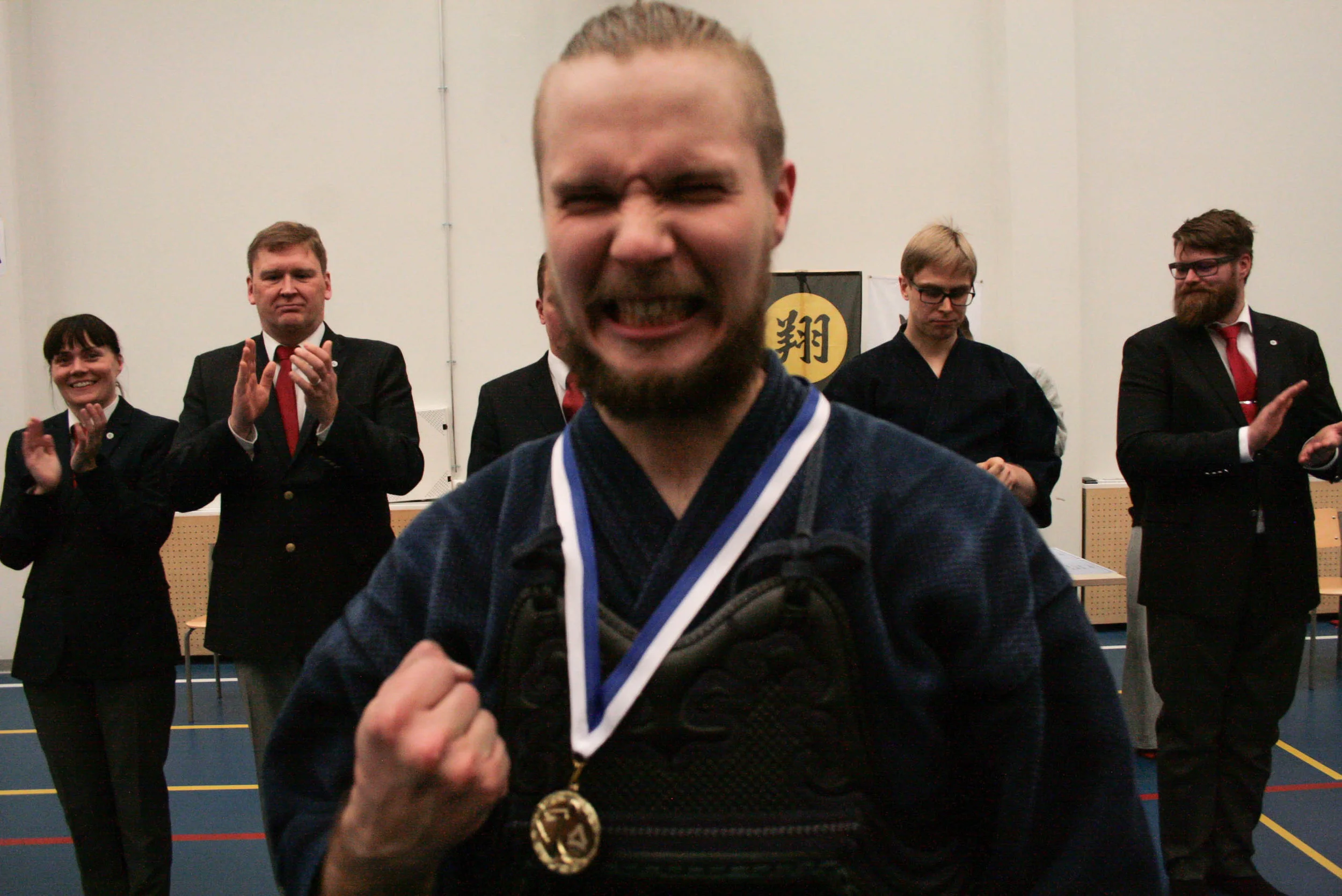 Otto won men's individuals. He was pleased with it.