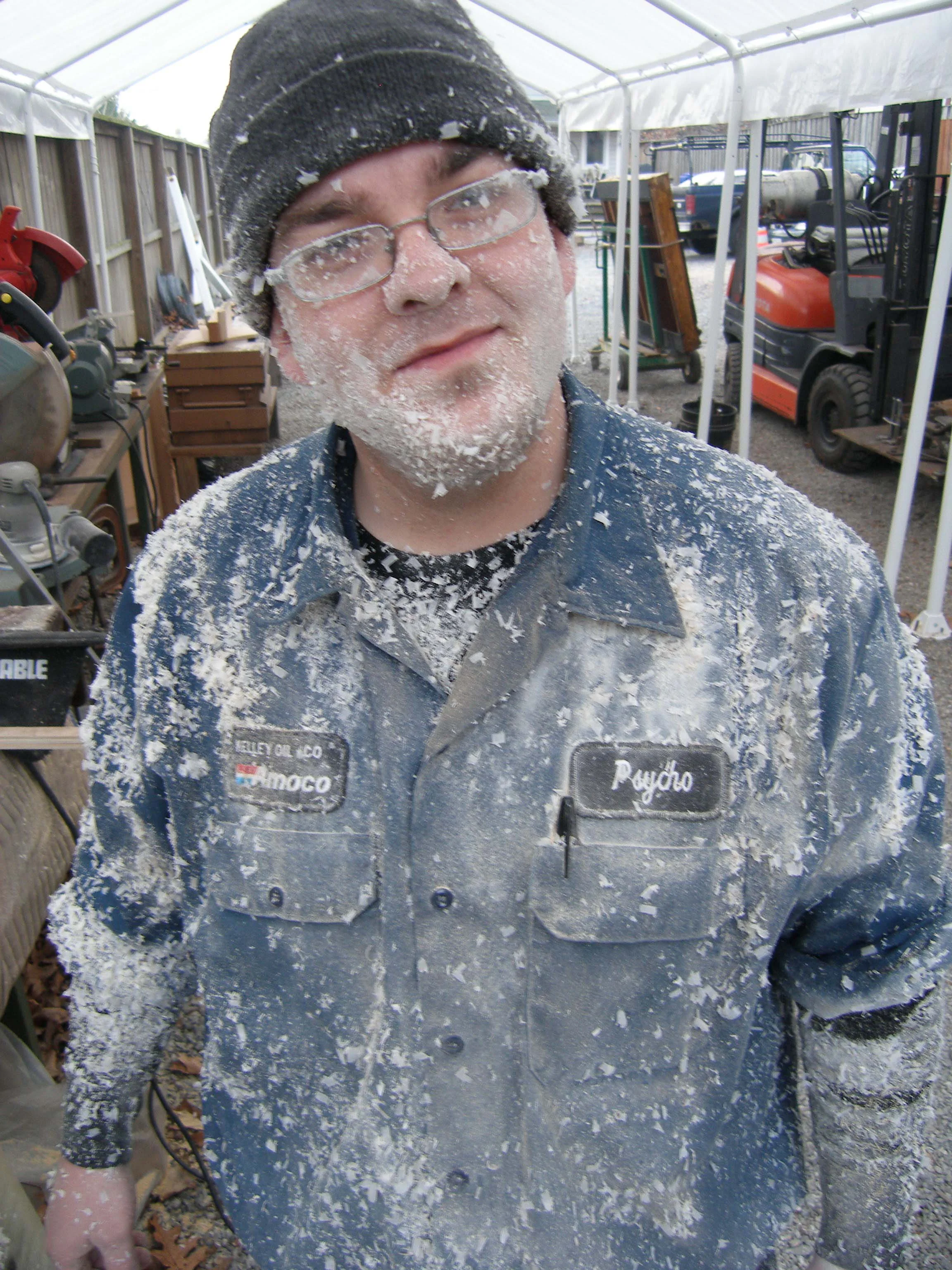 "Portrait in Routed Resin" photo by Howard Connelly, whom I worship.