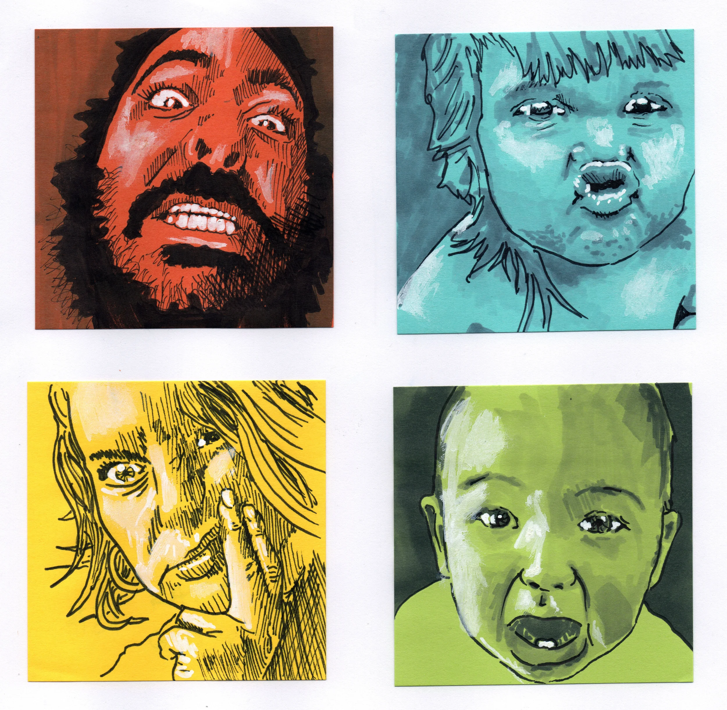 Post-It Portraits