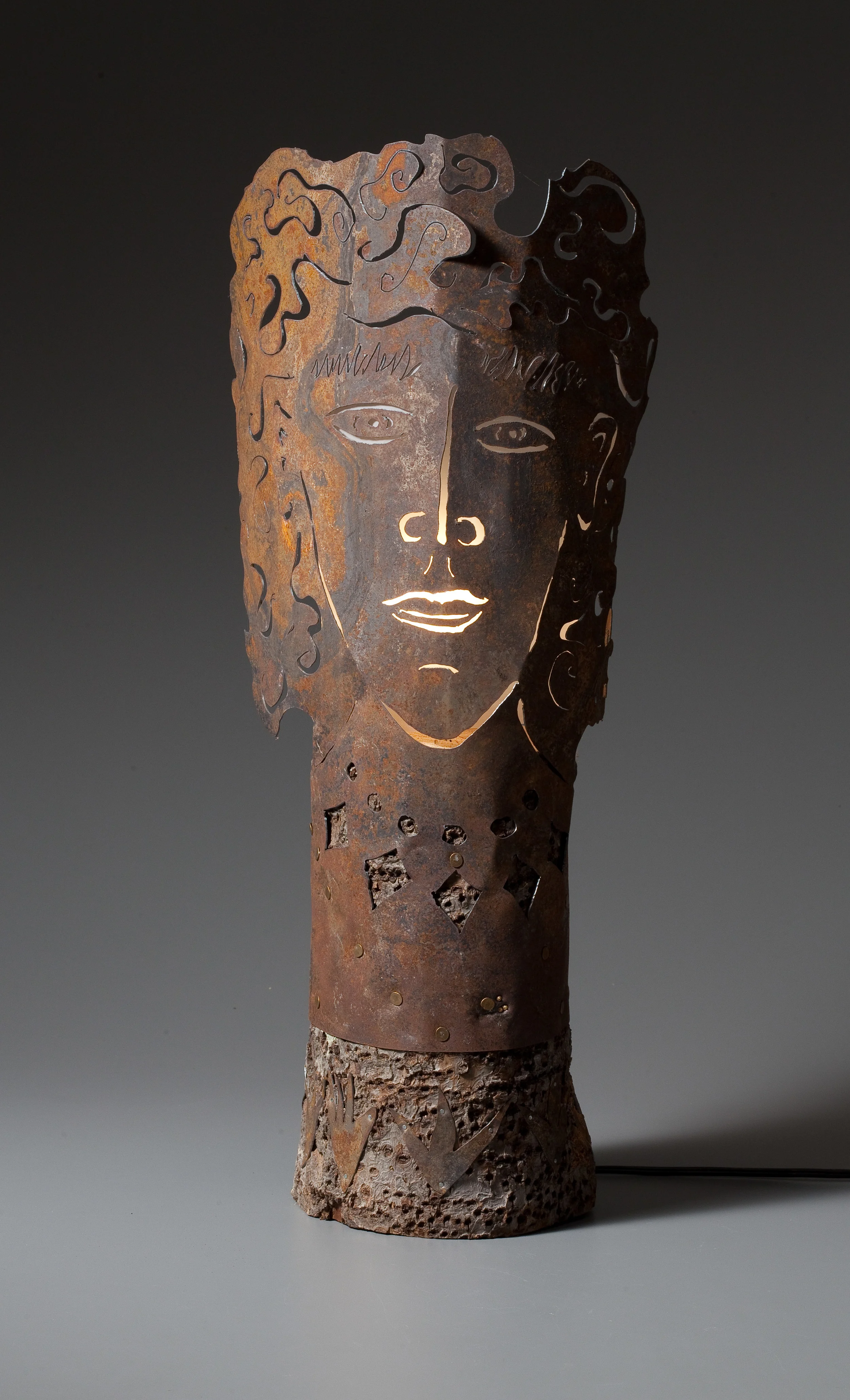 Woman lamp