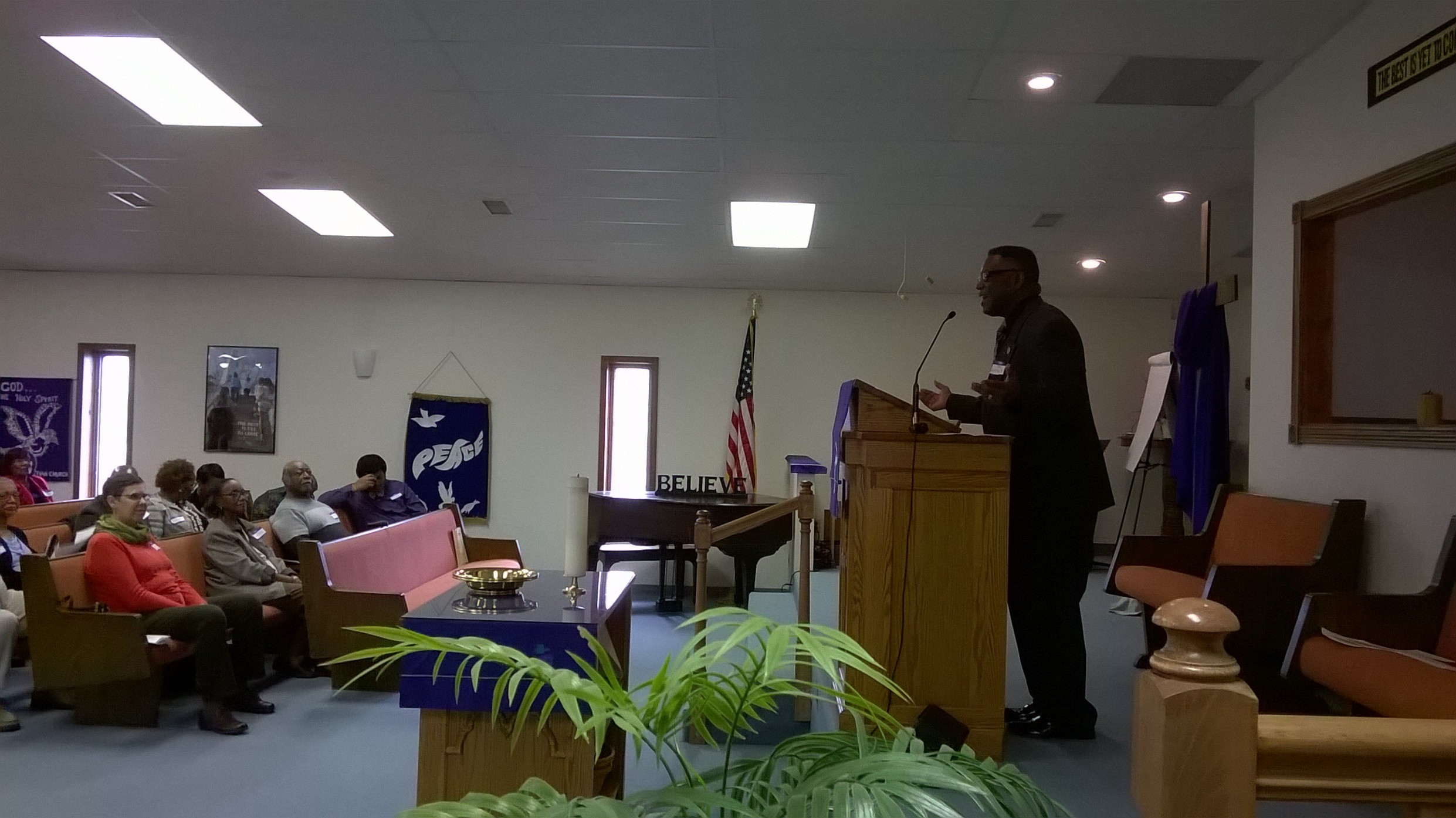 Rev. Dr. Jack Sullivan preaching