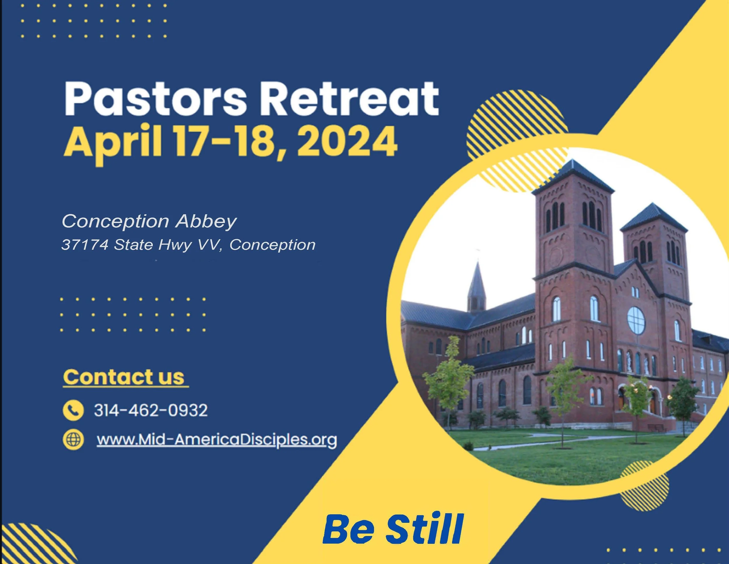 Pastors Retreat - CANCELLED