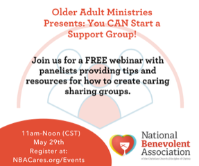 Older Adult Ministries Presents: You CAN Start a Support Group