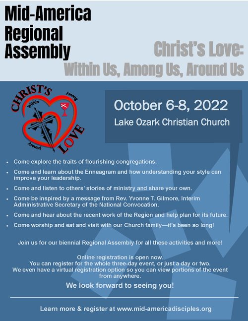 Mid-America regional assembly flyer