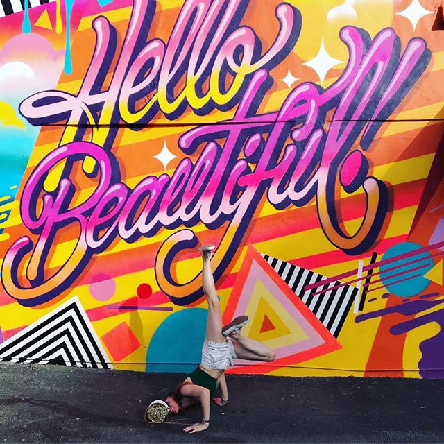 No Outfit Twice Challenge Day 2,418: Honeymoon - Day 2 Exploring Wynwood 👰🏼🤵🏻🌈🎨🚲 #nooutfittwicechallenge #nooutfittwice #ootd #cactus #green #gogreen #wynwood #wynwoodmiami #hellobeautiful #breakdance #babyfreeze #miami #honeymoon @wynwoodmiam