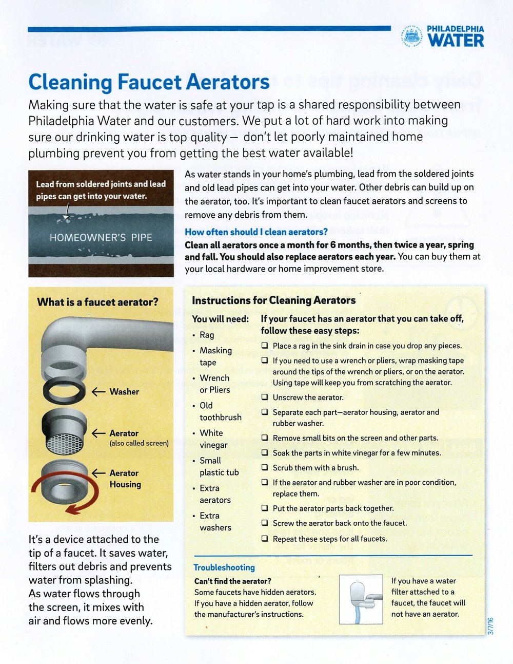 How To Clean An Aerator Tips Cleaning Faucet Aerators — South Kensington Community Partners