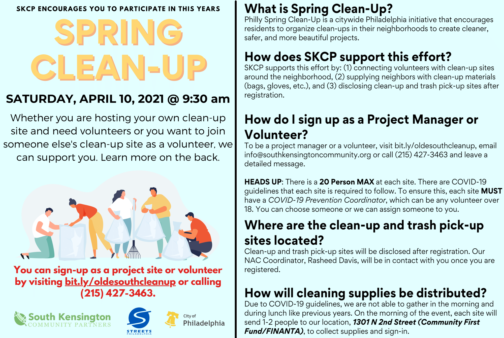 Neighborhood Spring Cleaning Flyers