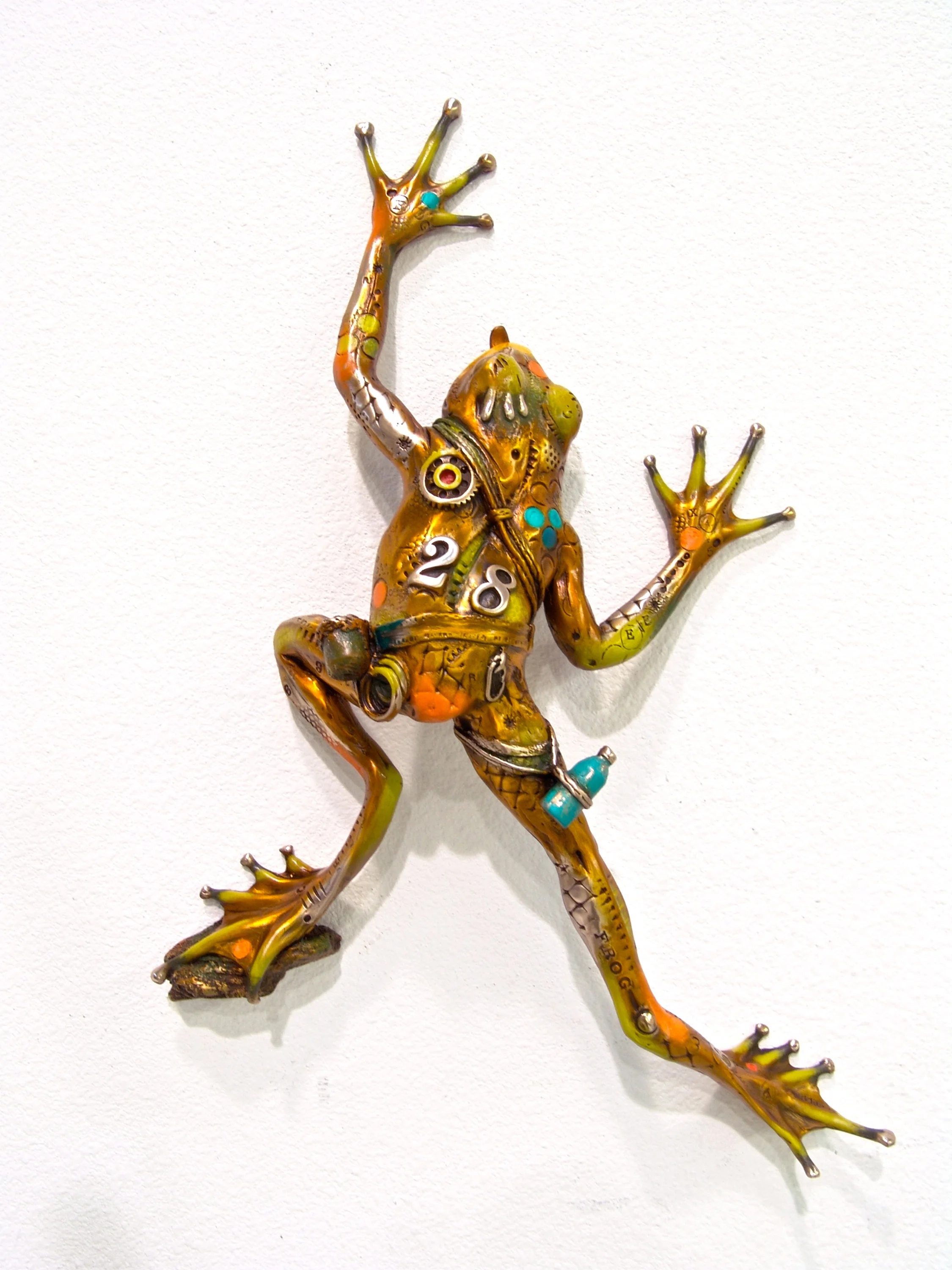 "Sticky Climber" 7" x 13" x 4"