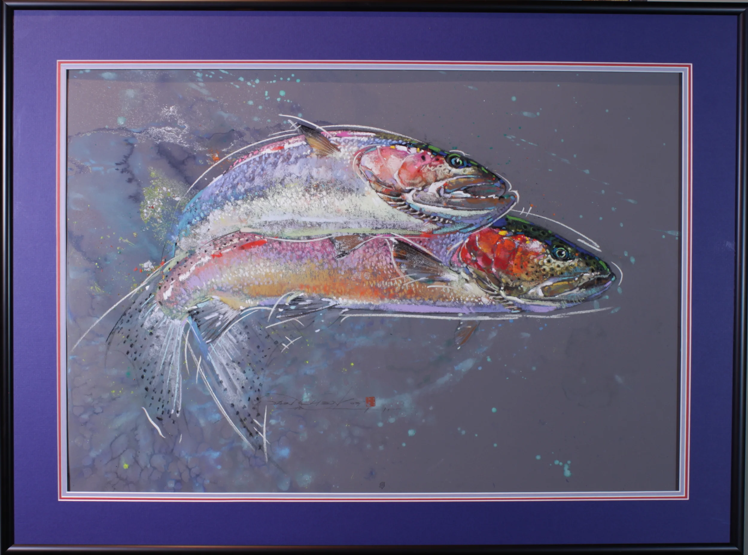 "Coho Salmon"   pastel    24"x32"