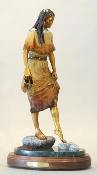 "Reflections" bronze 23.5"H12"W8"D