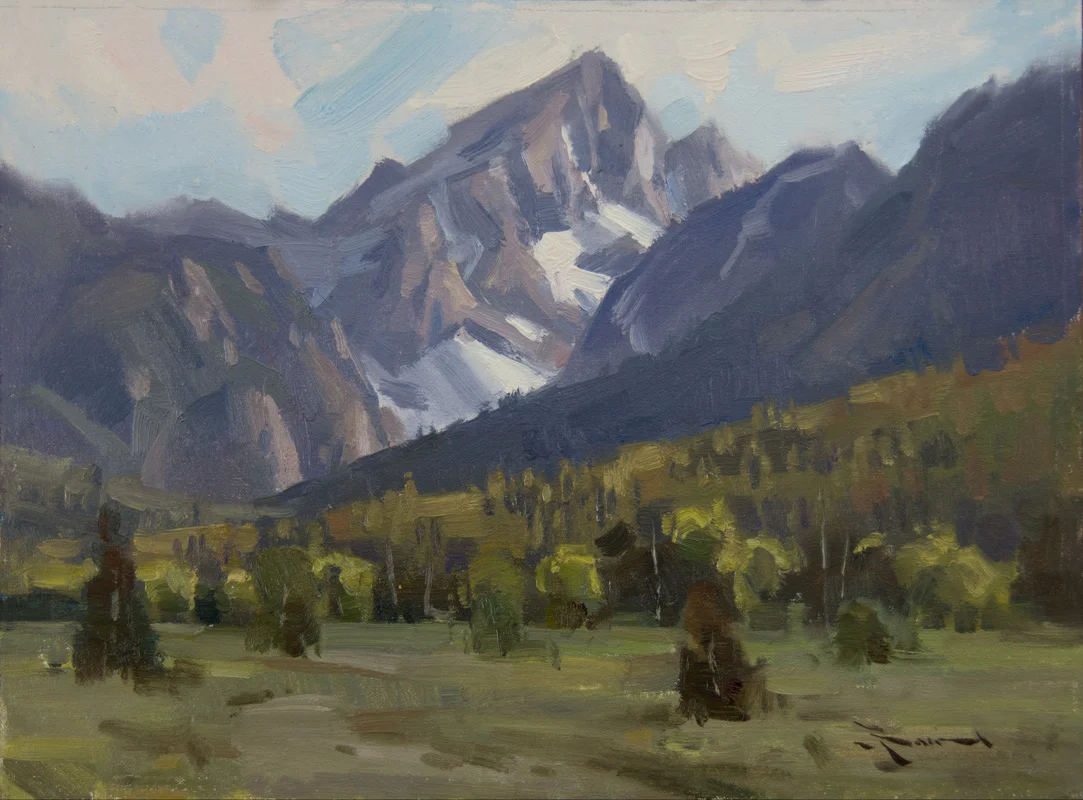 "Buck Peak" oil 9"x12"