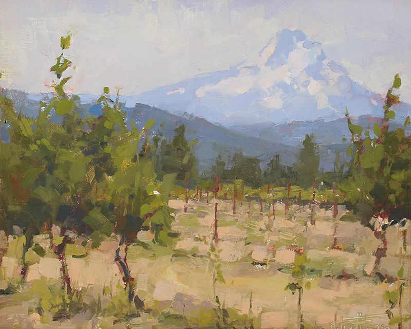 "Old and New" oil 8"x10"