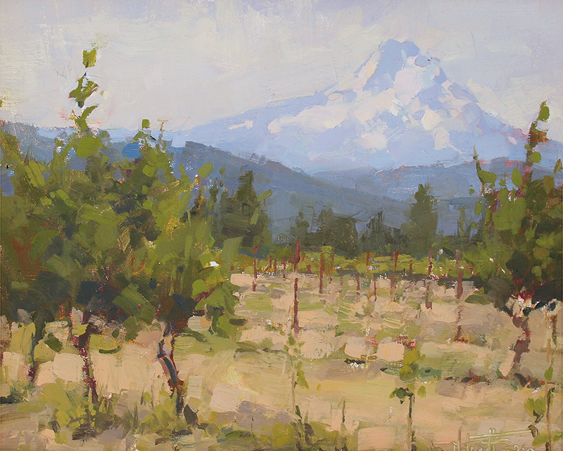"Old and New" oil 8"x10"