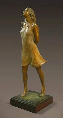 "From My Heart" Bronze 29"H 9"W 9"D Edition 17