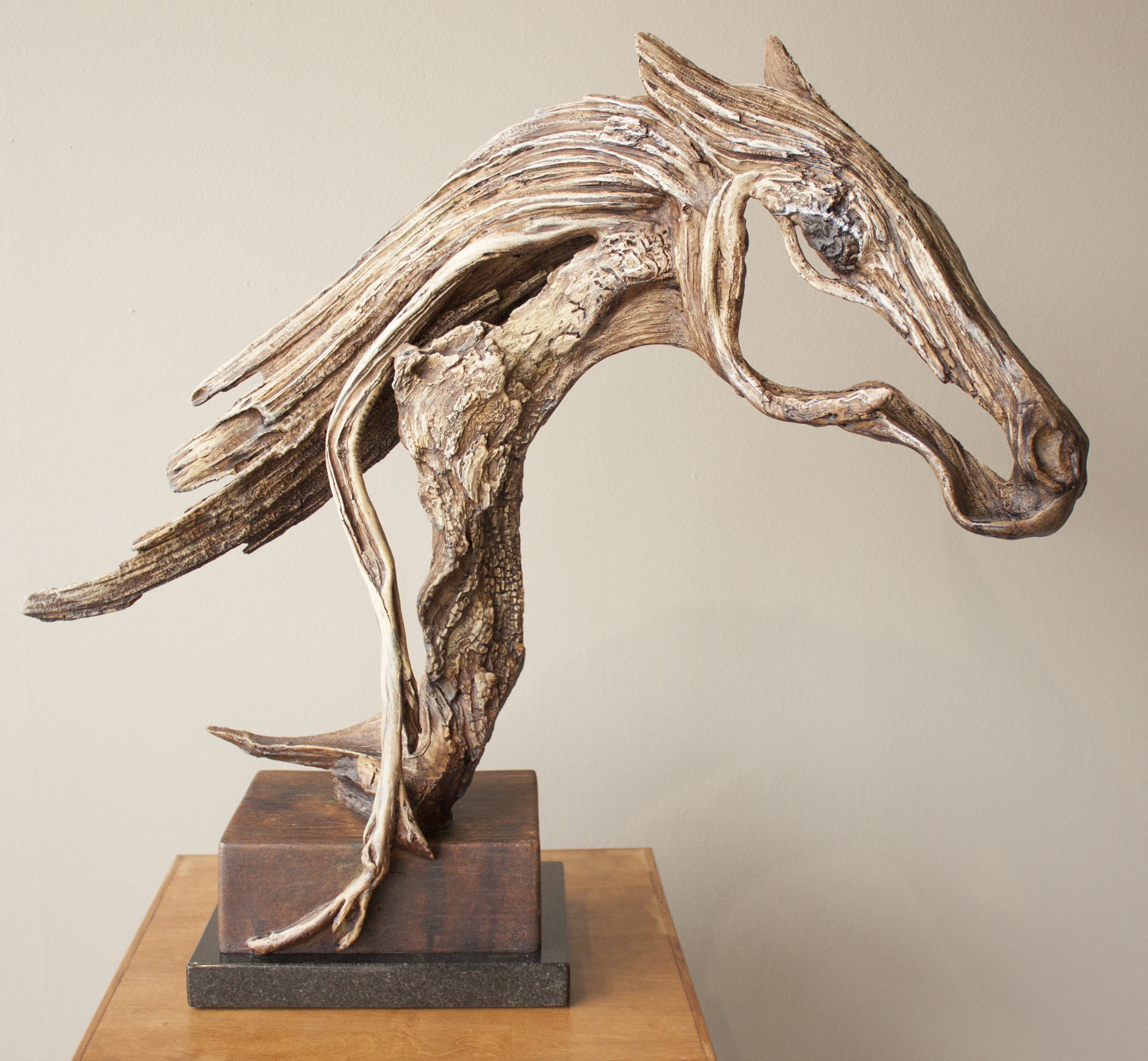 "Unbridled" bronze ed. 3/40 23"H25"W10"D