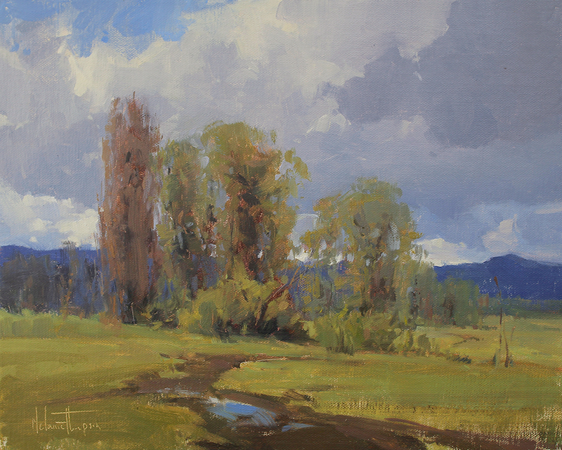 "Sauvie Spring" oil 8"X10"