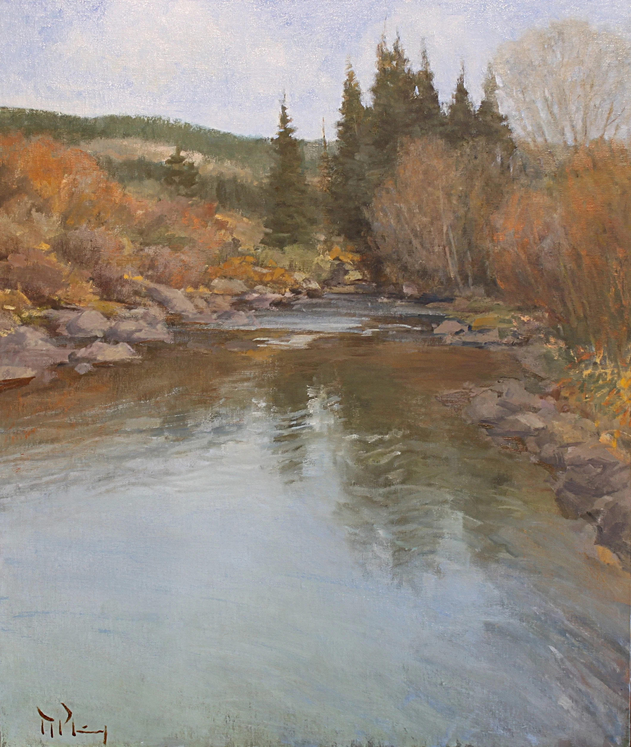 “Reflections on the Lostine” oil 20”x24” SOLD